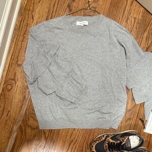 John Jenn Gray Crew Neck Sweater